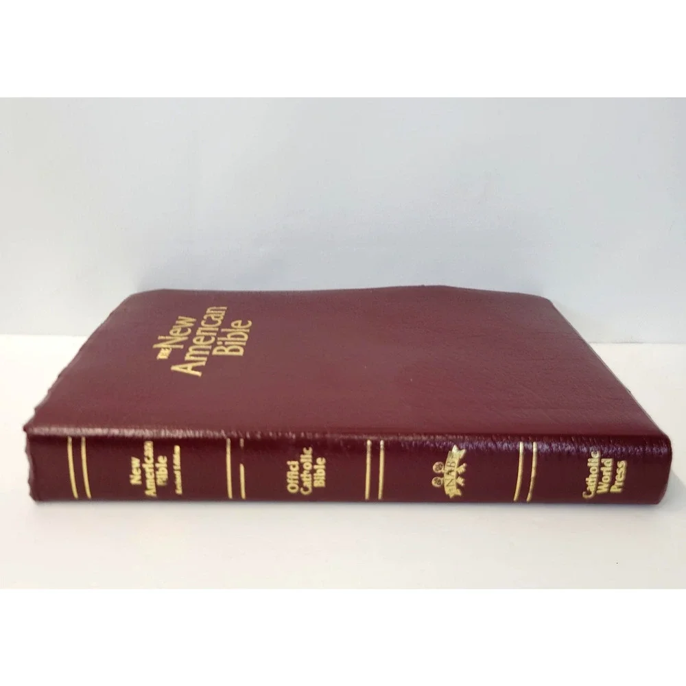 The New American Bible Revised Edition NABRE Catholic Burgundy Leatherette Cover